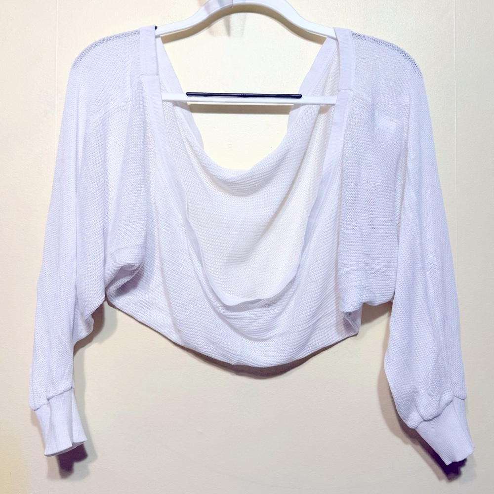 White Bolero Shrug by Hot Kiss